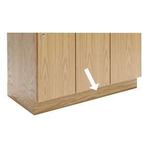   Club Locker Base   Natural Red Oak with Clear Finish