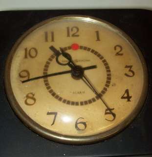 GENERAL ELECTRIC 7H166 Alarm CLOCK Art Deco MODERNE  
