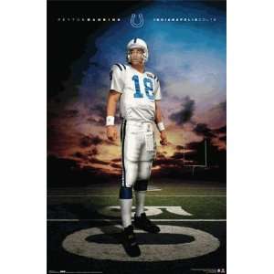 Peyton Manning of the NFL Champions Indianapolis Colts Sports Poster 