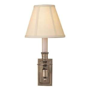 Visual Comfort and Company S2210AN L Studio 1 Light Sconces in Antique 