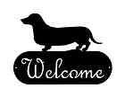 silhouette 100% USA made BORDER COLLIE DOG welcome metal steel house 