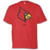 adidas School Logo T Shirt   Mens   Louisville   Red / Red
