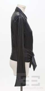 Joseph Ribkoff Black Long Sleeve Stretch Zipper Jacket Size 12  
