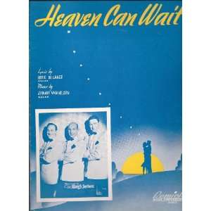   Heaven Can Wait [Sheet Music] Eddie De Lange, Jimmy Van Heusen Books