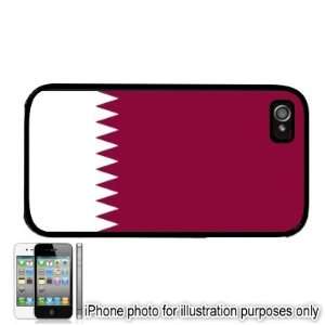  Qatar Dawlat Flag Apple iPhone 4 4S Case Cover Black 