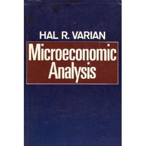   Microeconomic Analysis (9780393090369) Hal R. Varian Books