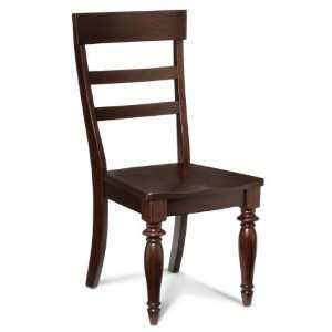 Ladder Back Dining Side Chair by Intercon   Rich Espresso finish (BP 