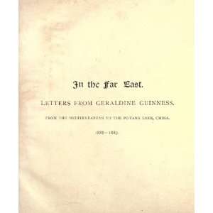    Letters From Geraldine Guinness In China Howard, Mrs Taylor Books