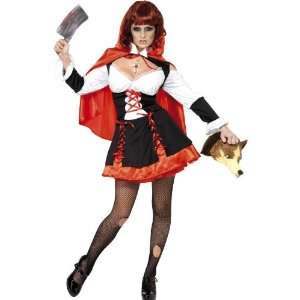  Smiffys Fancy Dress Costume Gothic Red Riding Hood 12 / 14 