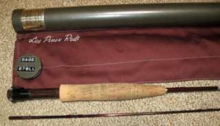 Sage Light Line 2 wt Fly Rod, 279LL, Tube & Sock, by Los Pinos Rods 