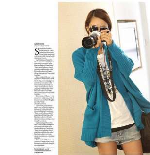 New Korea Women Vogue Knitwear Jumper Sweater Z811B Batwing Cardigan 