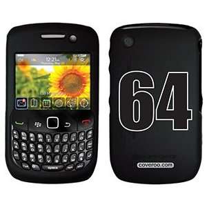  Number 64 on PureGear Case for BlackBerry Curve  