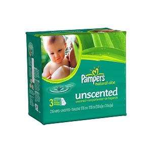  Pampers Soft Care Natural Aloe Unscented Baby Wipes Refill 