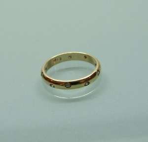 WEDDING BAND WITH 10 DIAMONDS 0.25CT, BARGAIN   