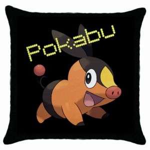 Pokemon Black & White Tepig   Pokabu Throw Pillow Case  