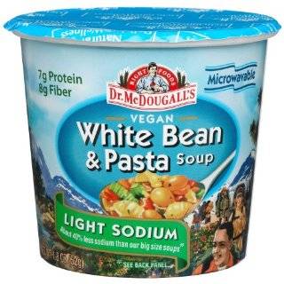 Dr. McDougalls Right Foods Vegan White Bean & Pasta Soup, Light 