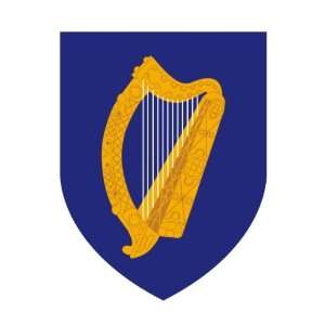  Ireland coat of arms sticker vinyl decal 5 x 3.8 