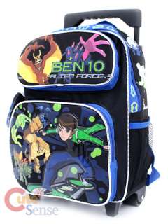 Ben 10 School Roller Bag Rolling Backpack Navy 2