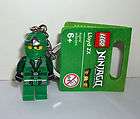 Lego NINJAGO New Minifig LLOYD ZX Green Ninja Figure KEYCHAIN Rare HTF 