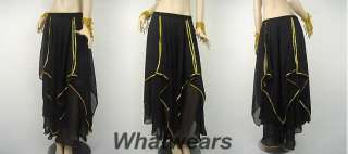 Belly Dance Sequin Long Skirt Costume 10 Colors Q54  