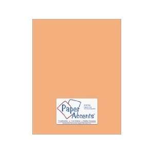  Paper Accents Cardstock 8.5x11 Smooth Peach Glow  74lb 