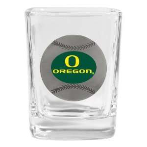  Oregon Ducks NCAA Baseball Square Shot Glass Sports 