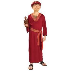   Burgundy Wiseman Child Costume / Red   Size Small 4 6 