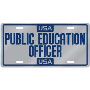  New  Usa Public Education Officer  License Plate 