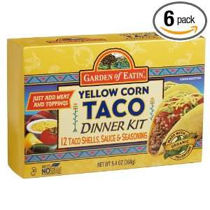 Garden of Eatin® Yellow Corn Taco Dinner Kit, 12 C ount Shells, 9.4 