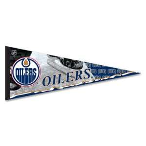  NHL Edmonton Oilers 12 x 30 Navy Blue Premium Felt 