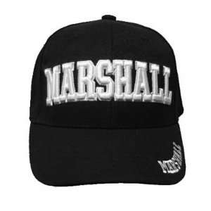  BLACK MARSHALL BASEBALL CAP HAT LAW ENFORCEMENT US ADJ 