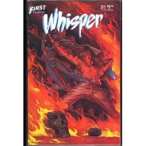 Whisper (First Comic #9) October 1987 Steven Grant Books