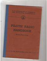1954 US Department of Commerce Pilots Radio Handbook Tube Receiver 