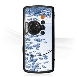  Design Skins for Sony Ericsson W810i   Blue Bubbles Design 