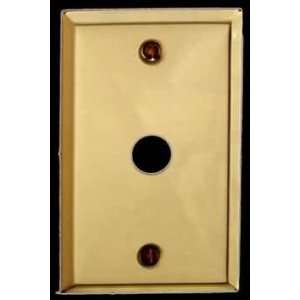   Brass, Solid Brass 5/8 in. ID Phone switch plate