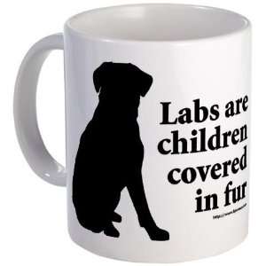  Lab Fur Children Pets Mug by 
