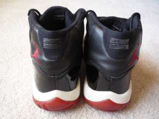 Nike Air Jordan XI (11) Black Red 2001 Retro 8.5 Bred Playoff concord 
