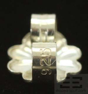 Tiffany & Co. Sterling Silver Leaf Drop Earrings  