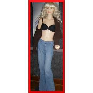  Victorias Secret Non Stretch Carpenter Vintage Jeans 4 