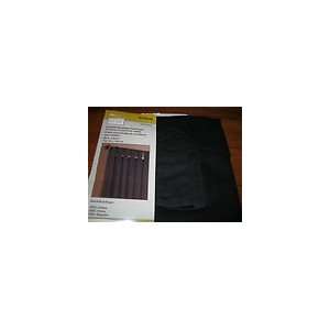  Style Selections 84L Black Twill Solid Window Panel