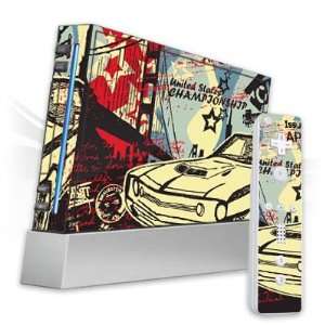  Design Skins for Nintendo Wii   Classic Muscle Car Design 