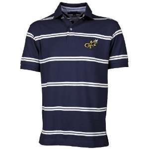 Tommy Hilfiger Georgia Tech Yellow Jackets Navy Blue East Cliff Polo