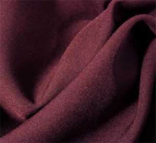 Per Yard Poly Poplin Tablecloth Fabric 59  Burgundy  