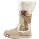 New Authentic Guess Boots By Marciano Harmonie Brown/Gold/Beige 6.5