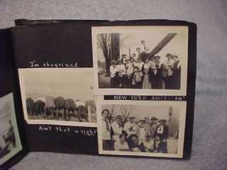 Antique Cobb Family Album Ty Cobb Jr Photo Military  