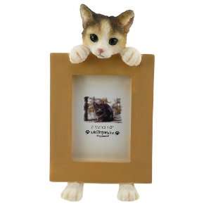    Calico Cat 2.5 x 3.5 inch Handpainted Picture Frame