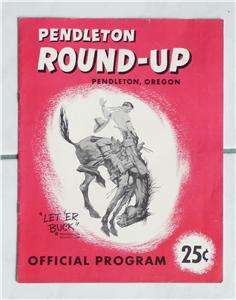 1953 Pendleton, Oregon Round Up Official Program  