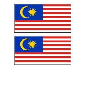 Malaysia Malaysian Flag Stickers Decal Bumper Window Laptop Phone 