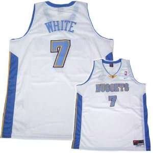  Nike Denver Nuggets #7 Rodney White White Swingman Jersey 