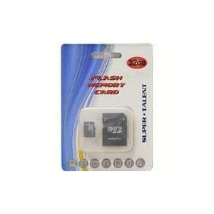 Super Talent 32GB Micro SDHC Memory Card w/ Adapter 